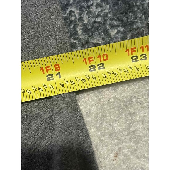 George Long Sleeve Shirt Mens Large Gray Crewneck Pullover Casual Basic 42-44 - Picture 4 of 5